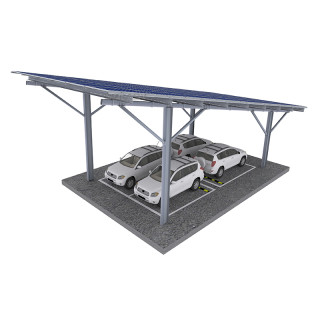 Soeasy High Quality Solar Powered Carport Shed-MSC